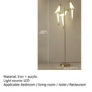 Axyaa Thousand Paper Cranes Modern LED Floor Light for Home Living Room