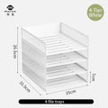 Axyaa Metal File Tray - Office Document Storage Rack