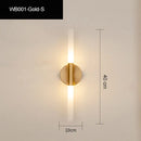 Nordic Long Strip LED Wall Sconce by Axyaa for Bedroom Bathroom Mirror Living Room