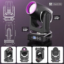 Axyaa 200W RGB LED Beam Moving Head Light with Rainbow & Atomization Effect for Stage