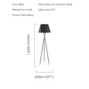 Axyaa Nordic Modern Floor Lamps Black Minimalist Art Lighting Fixtures