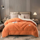 Axyaa Velvet Coral Fleece Queen Weighted Blanket: Soft & Cozy Winter Comforter