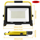 Axyaa Skyworld 30-200W LED Portable Work Light, Adjustable Floodlight 110V 220V