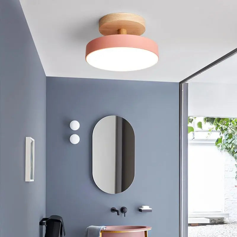 Nordic Macaron LED Ceiling Lights by Axya for Home Decor Lighting