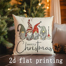 Axyaa Christmas Gnome Tree Pillow Cover for Sofa Bedroom Car Decor