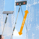 Axyaa Window Cleaning Mop Glass Wiper with Silicone Scraper - Rotatable Household Tool