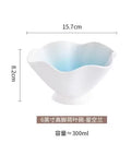 Axyaa High Foot Ceramic Ice Cream Bowl Lotus Leaf Design