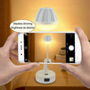 Axyaa Rechargeable Touch Table Lamp Adjustable Height Portable Night Light