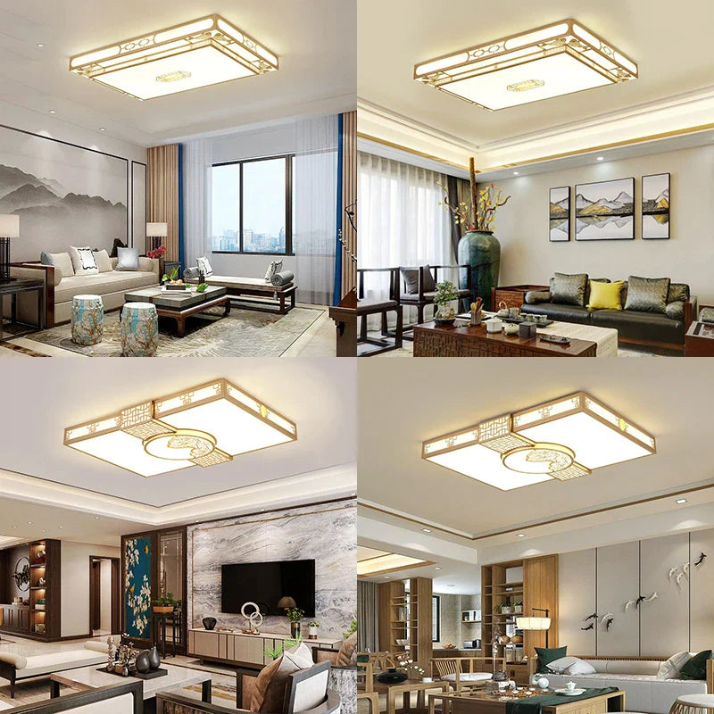 Axya Metal+Acrylic LED Ceiling Lamp for Home Indoor Lighting