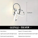 Axyaa Modern LED Wall Lamp Bedroom Living Room Ceiling Lights Fixtures