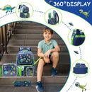 Axyaa Boys Primary School Backpack Set with Lunch Bag and Penbag
