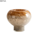 Axyaa Elegant Gradient Glass Vase for Stunning Floral Arrangements