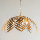 Axyaa Coconut Leaves Chandelier: Modern Bohemian Pendant Light for Home and Hospitality