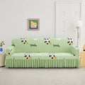 Axyaa Cartoon Sofa Cover - All-Inclusive, Non-Slip, Four-Season, Double Armrest, Elastic Sofa Cover