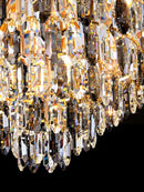 Axyaa Luxury Crystal Pendant Light - Grand Chandelier for Villa, Hotel, Restaurant