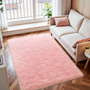 Pink Carpet Modern Living Room Sofa Area Rugs from Axyaa