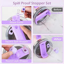 Axyaa Cup Set: Straw Topper, Boot, Stoppers, Handle Charms, Sticker for 30oz 40oz Tumbler