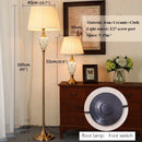 Axyaa Modern Chinese Ceramics LED Floor Lamp for Home Living Room & Bedroom