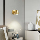 Axyaa Copper Rotatable Wall Lamp: Nordic Modern Minimalist Bedroom Living Room Light
