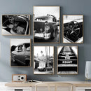 Luxury Car Canvas Poster Prints for Home Decor by Axyaa