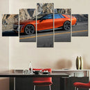 Axyaa Celestiq 2025 Canvas Wall Art Set - 5-Piece Car Poster Painting Home Decor
