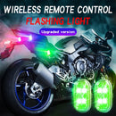 Axyaa Wireless LED Strobe Lights: Rechargeable Car Decor Anti-Collision Warning Light