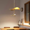 Axyaa Golden Lotus Chandelier Ceiling Pendant for Living Dining Kitchen Island