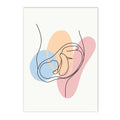 Axyaa Human Anatomy Skeleton Canvas Wall Art for Medical Office Decor