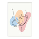 Axyaa Human Anatomy Skeleton Canvas Wall Art for Medical Office Decor