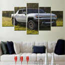 Luxury Car GMC Sierra 3500 HD Denali Crew Cab Wall Art by Axyaa
