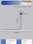 Axyaa Modern Minimalist LED Pendant Light for Dining Table and Office