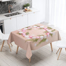 Axyaa Christmas Wreath Tree Tablecloth for Wedding Party Home Decoration