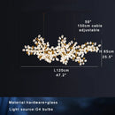 Axyaa White Grape Glass Pendant Lights for Dining Table Decor