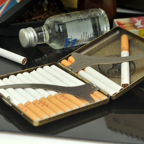 Axya Scorpion Print Cigarette Case - Waterproof & Portable - Gift Box Included