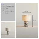 Axyaa Marble Table Lamp with USB Charging, Touch Switch LED Desk Light for Bedroom