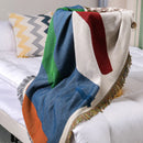 Axyaa Jacquard Multi-Functional Sofa Blanket: Camping, Picnic, Moisture-Proof Mats