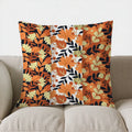 Autumn Leaves Pattern Throw Pillow Cover for Sofa, Bedroom, Car - Axyaa