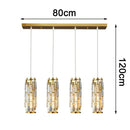 Axyaa Crystal Chandelier Pendant Light for Luxury Living Room and Bedroom
