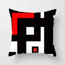 Axyaa Geometric Cushion Cover 45X45 Pillowcase for Home Decor