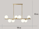 Axyaa Modern Pendant Chandeliers LED Ceiling Lamp for Indoor Dining Room Lighting