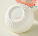 Axyaa Ceramic Soup Bowl. Large Tableware for Noodles & Soup. Stylish Instant Noodle Bowl.