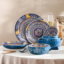 Axyaa Bohemian Retro Ceramic Tableware Set for Serving and Dining