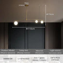 Axyaa Modern Black LED Ceiling Chandelier for Bedroom Living Room Dining Room