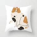 Axyaa Naughty Cat Home Decor Cushion Cover Square Polyester Pillowcase 45x45cm