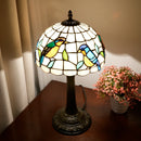 Axyaa Robin Series Stained Glass Desk Lamp