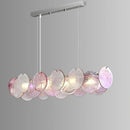 Axyaa Rainbow Glass Pendant Light for Living Room Dining Bedroom LED