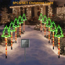 Axyaa Solar Christmas Tree Light Set: 8 Modes Waterproof Outdoor Decor Solution