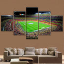 Axyaa Football Stadium Competition Wall Art Decor Poster Framed Print for Living Room