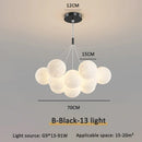 Axyaa Modern Nordic Ball Chandelier Pendant Light for Living Room Office Bedroom