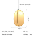 Axyaa Wabi Sabi Pendant Lights: Minimalist Nordic Dining Room Lamparas Fixture
